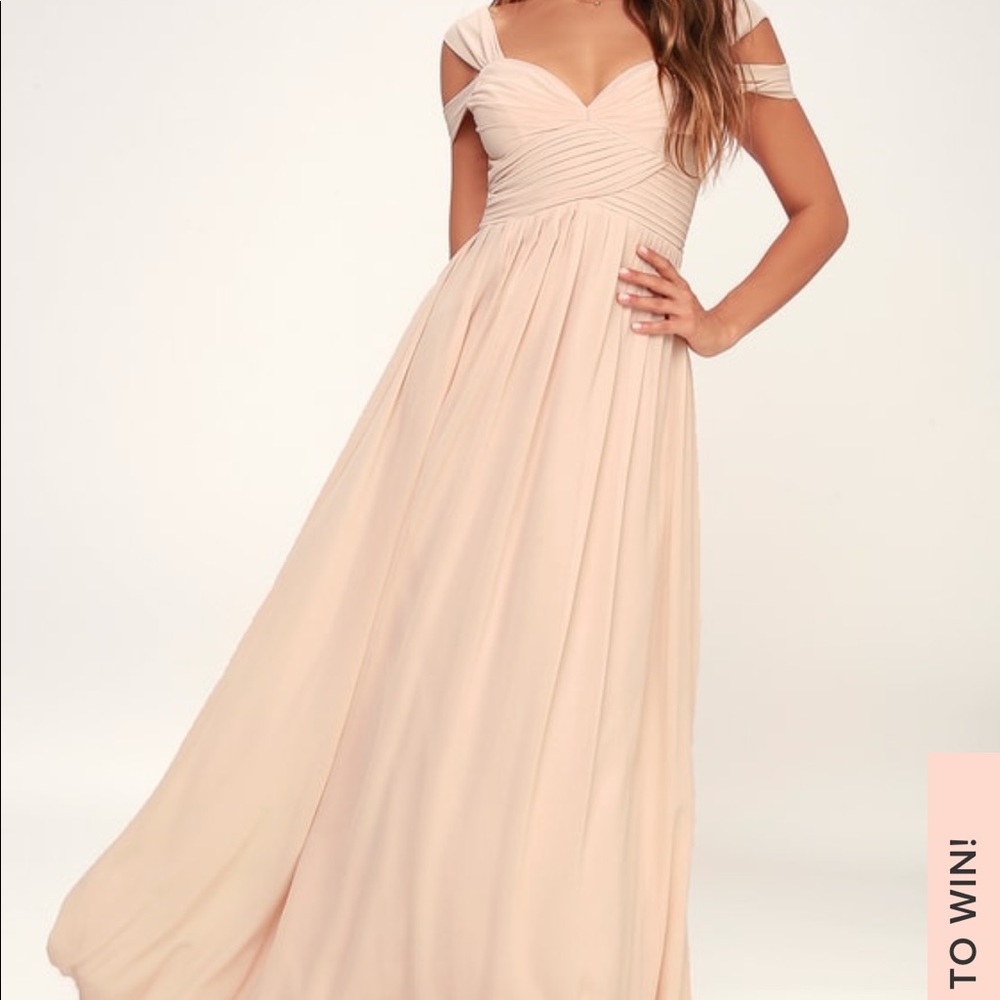 Blush Pink Maxi Dress